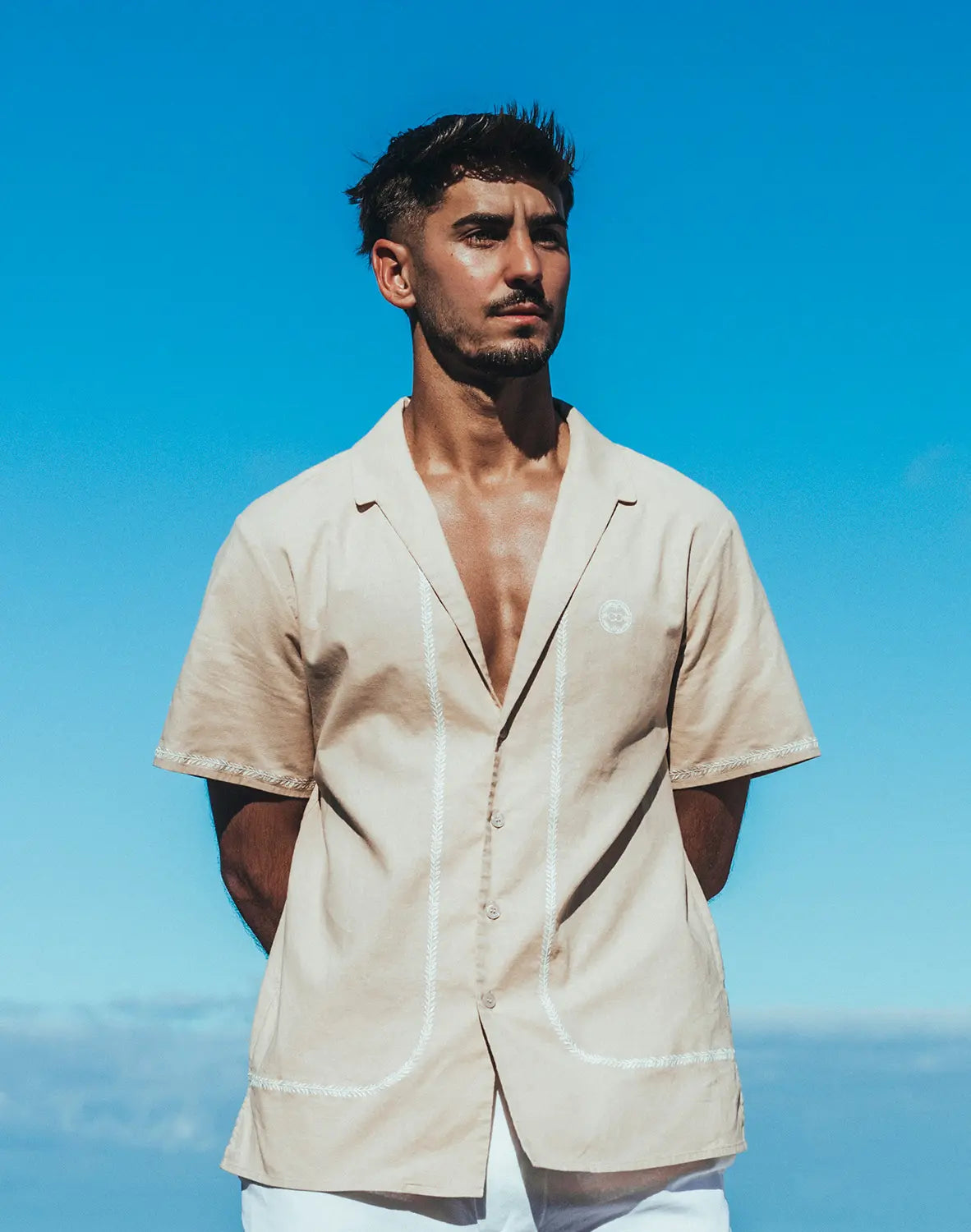 SANTORINI LINEN SHIRT