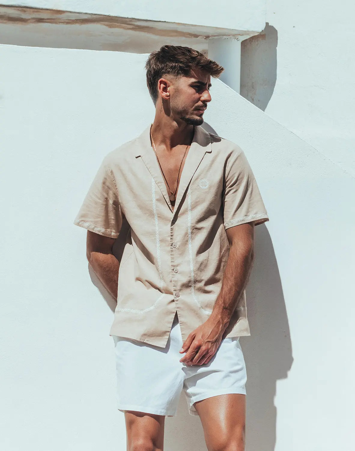 SANTORINI LINEN SHIRT