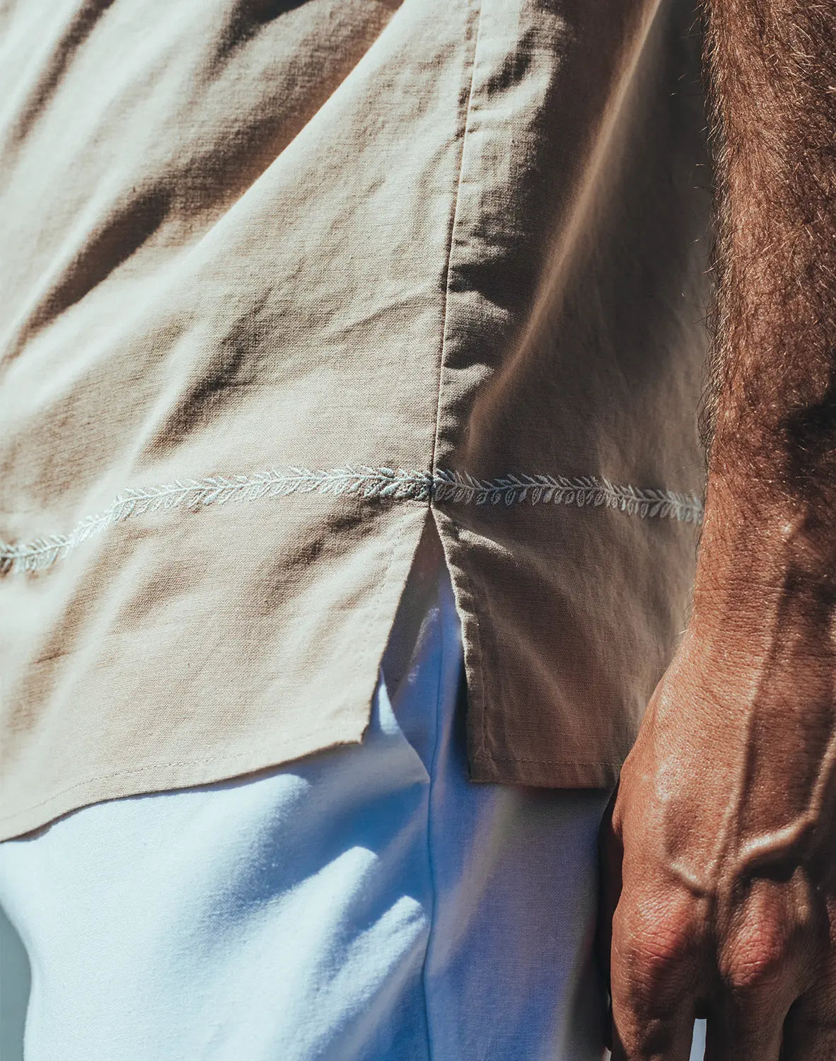 SANTORINI LINEN SHIRT