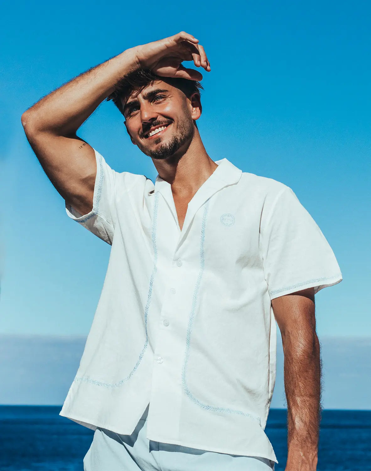 SANTORINI LINEN SHIRT