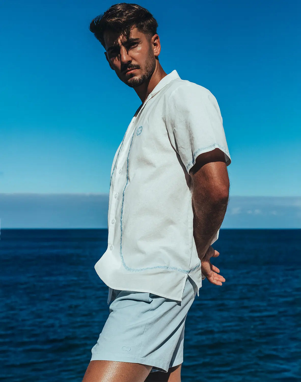 SANTORINI LINEN SHIRT