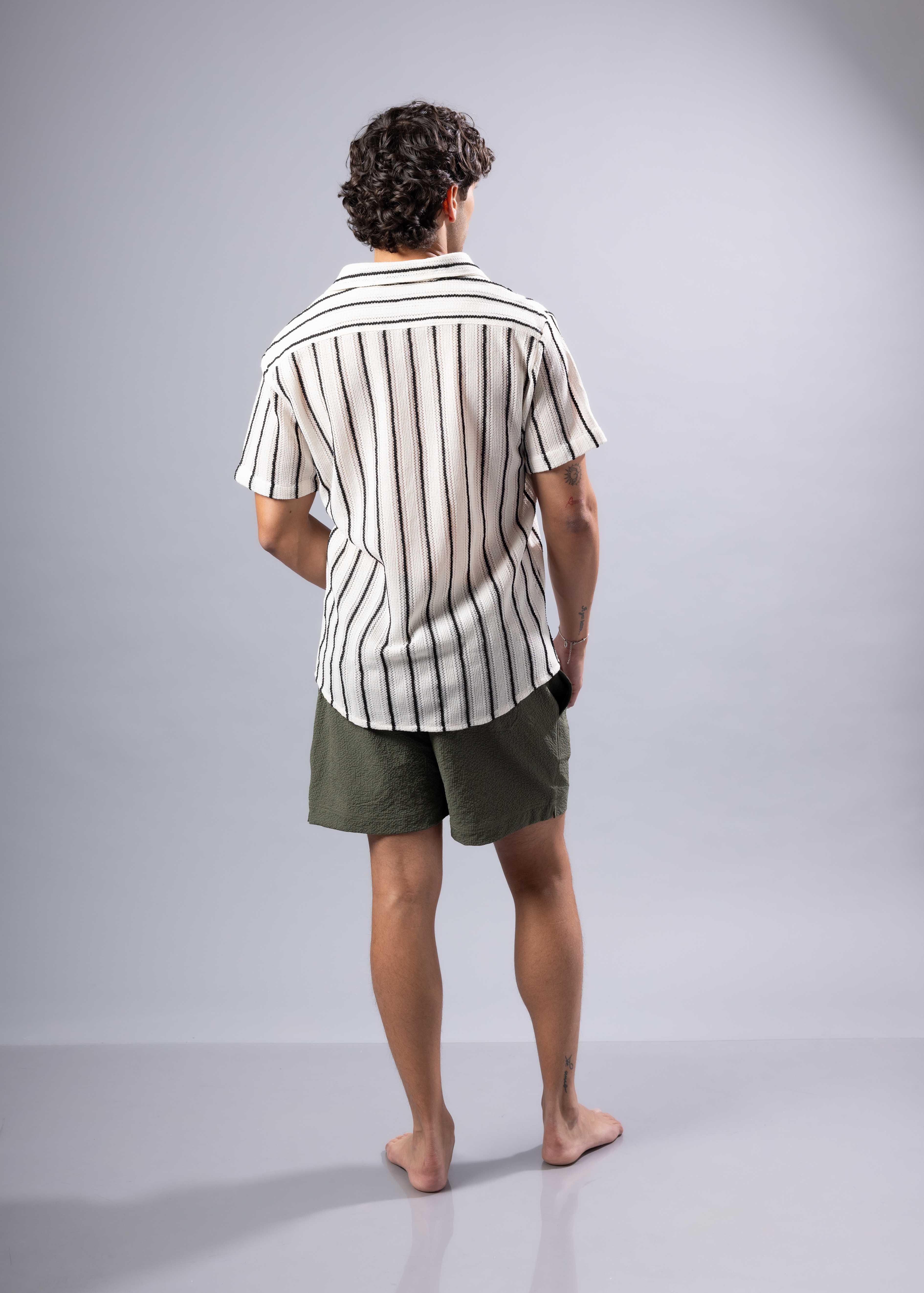 TEXTURE KNIT S/S SHIRT