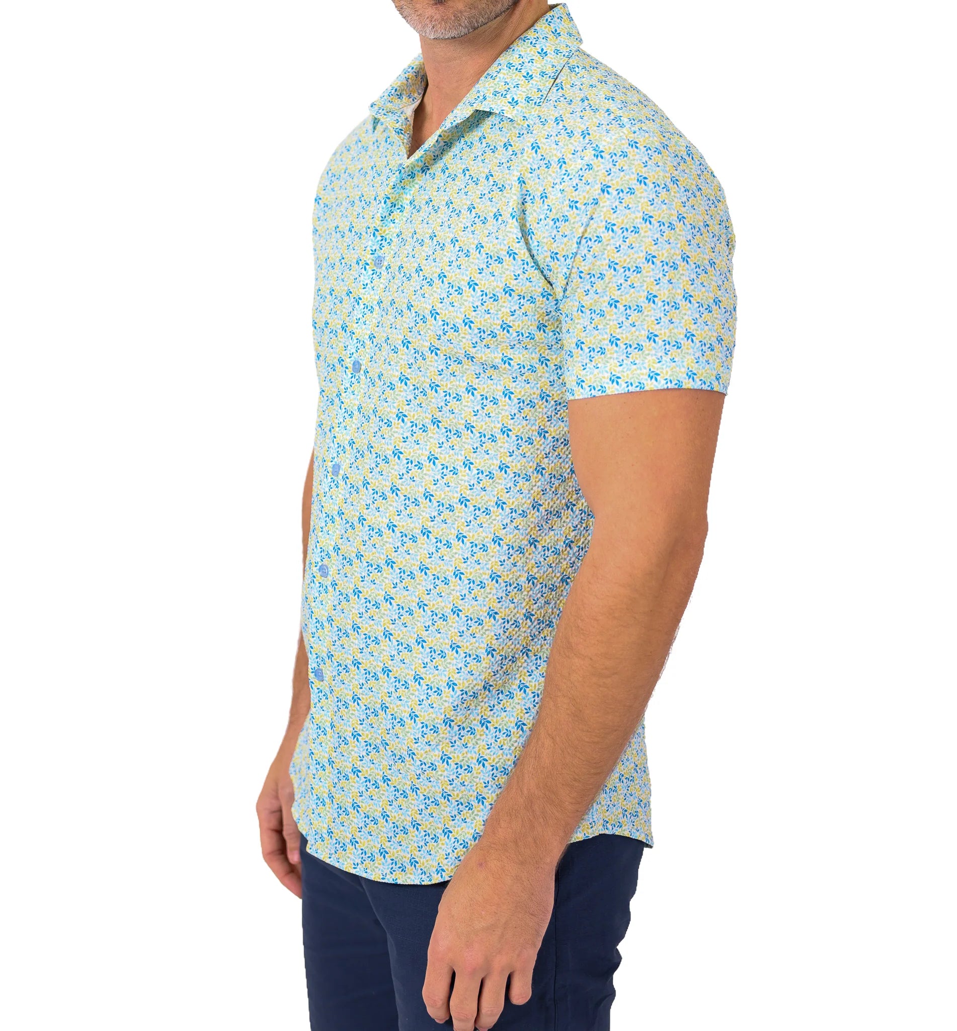 TEXTURE MINI FLORAL S/S SHIRT