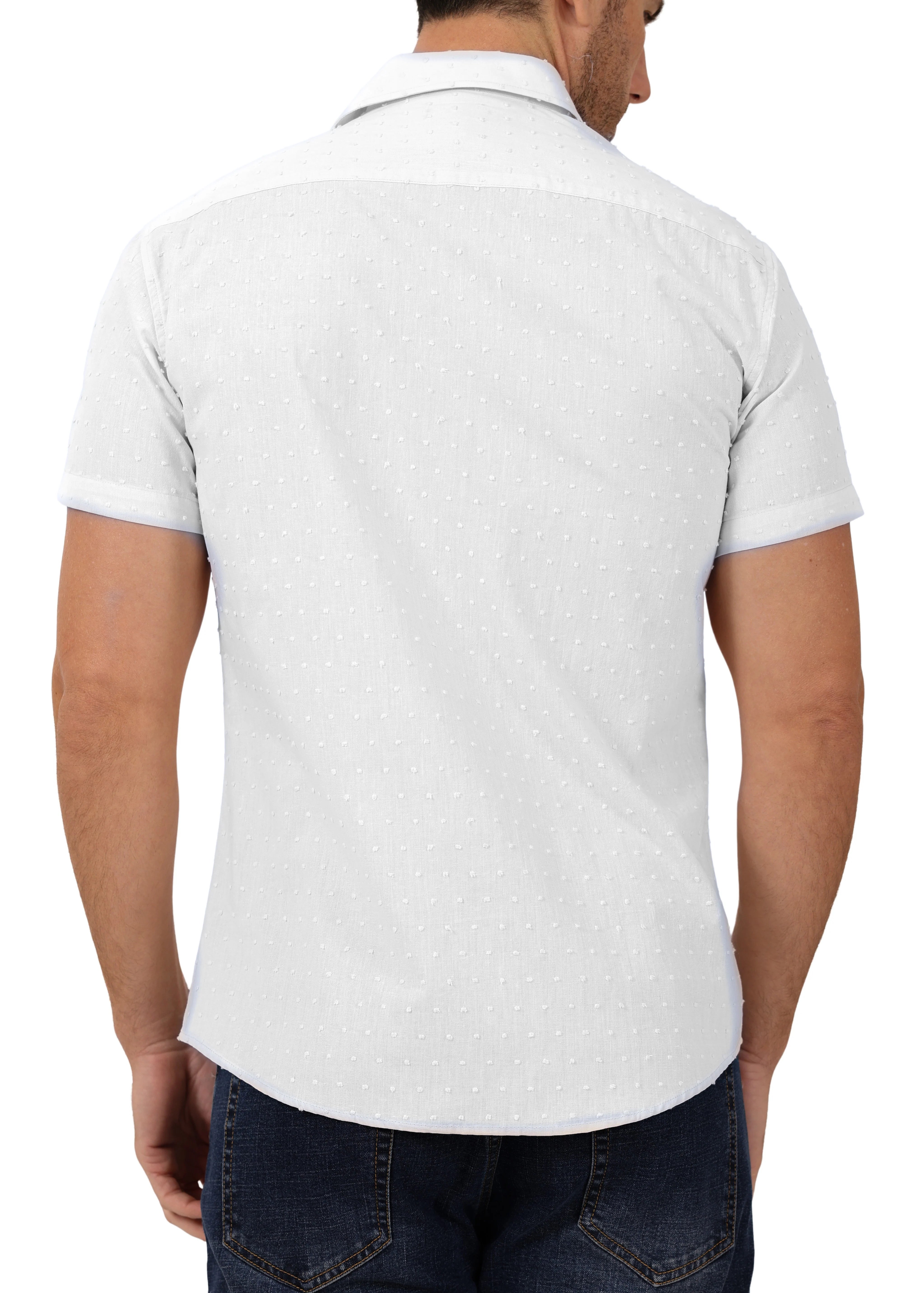 TEXTURE DOTS S/S SHIRT