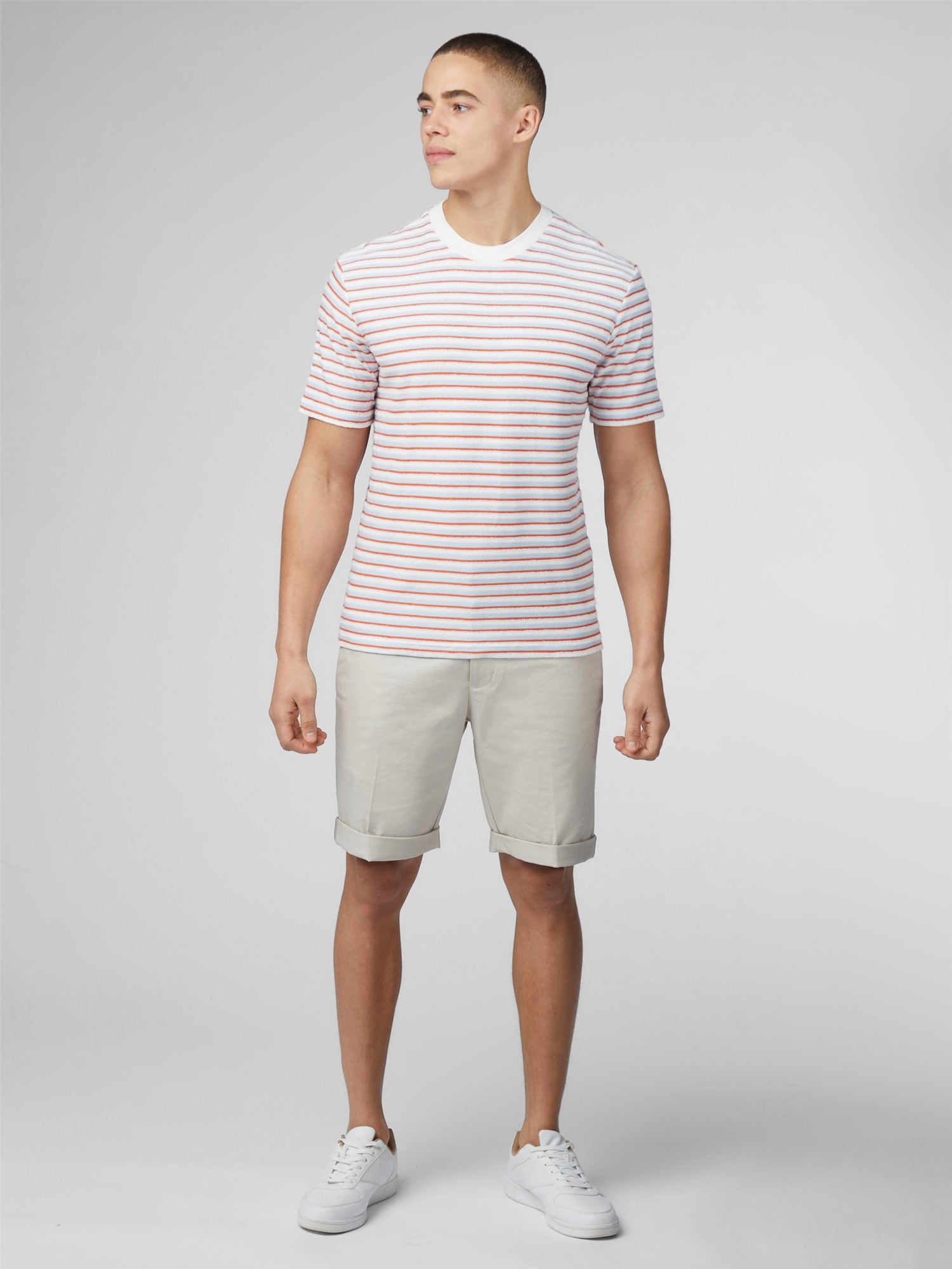 LOOPBACK STRIPE TEE