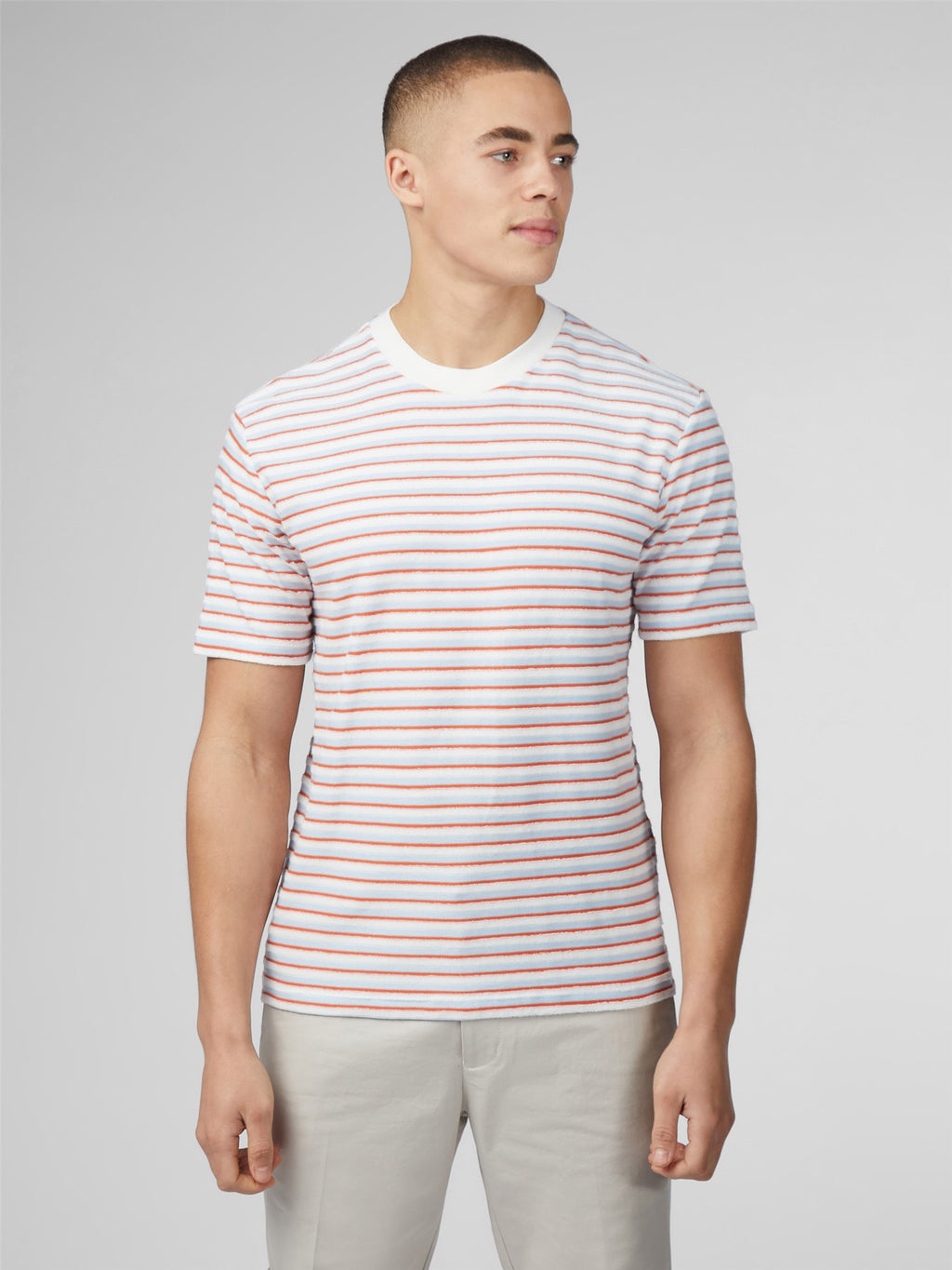LOOPBACK STRIPE TEE