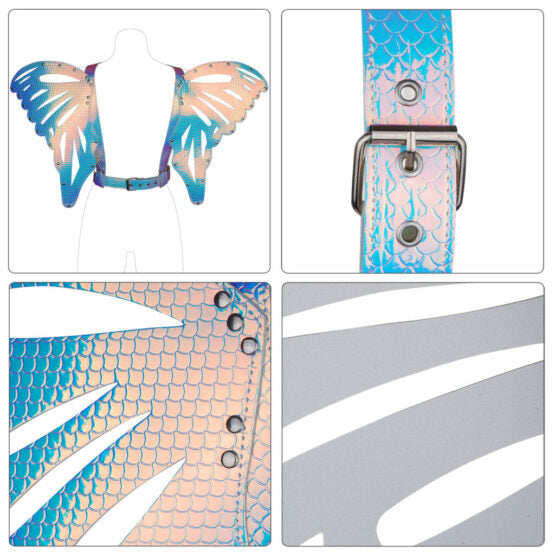 IRIDESCENT BUTTERFLY WINGS HARNESS