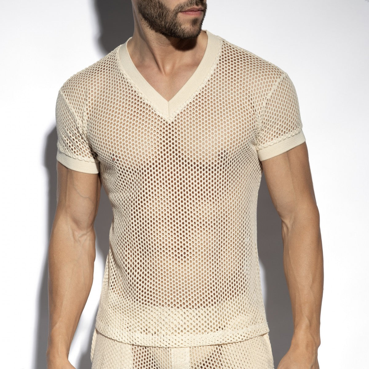 RAW CROCHET T-SHIRT