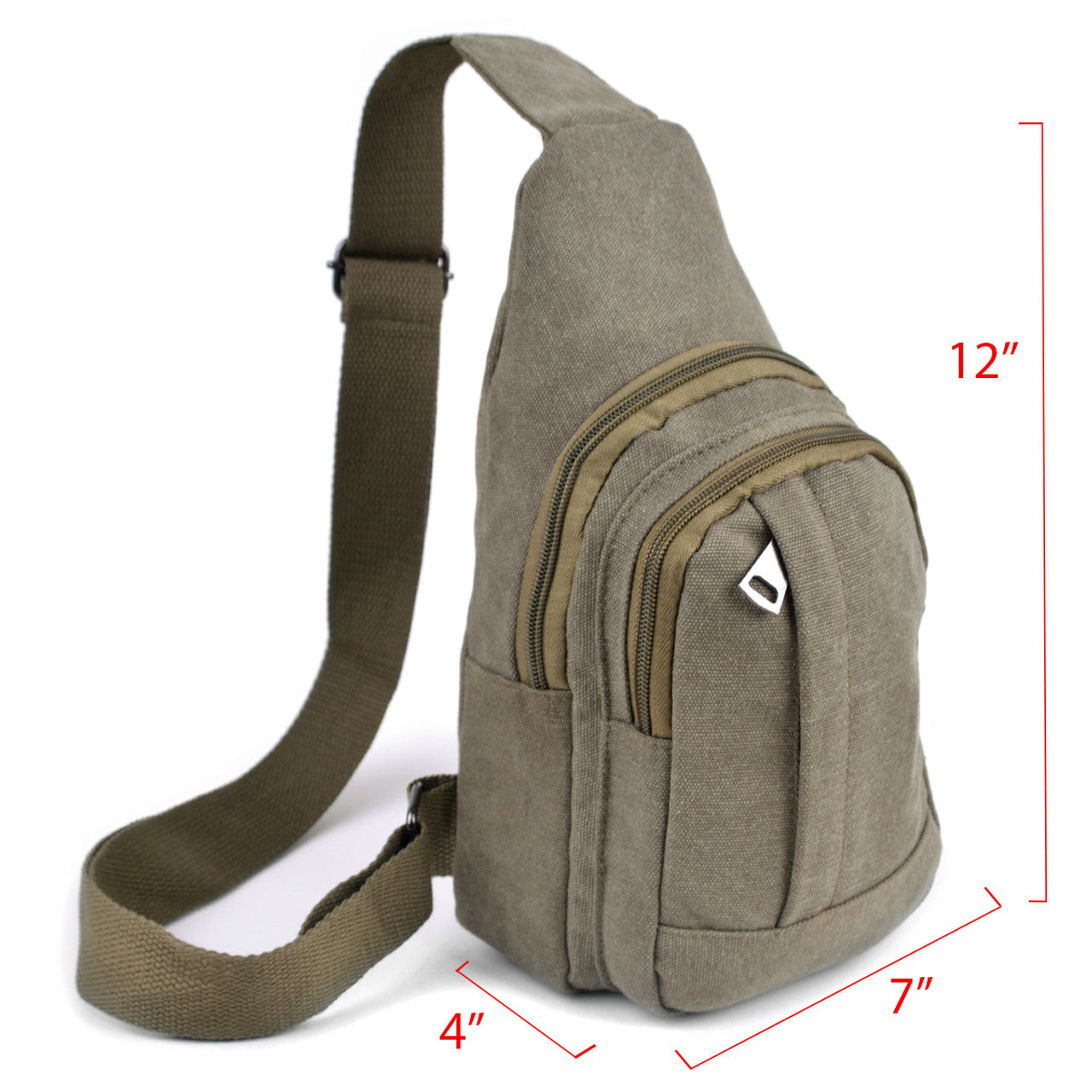 CROSSBODY CANVAS SLING BAG