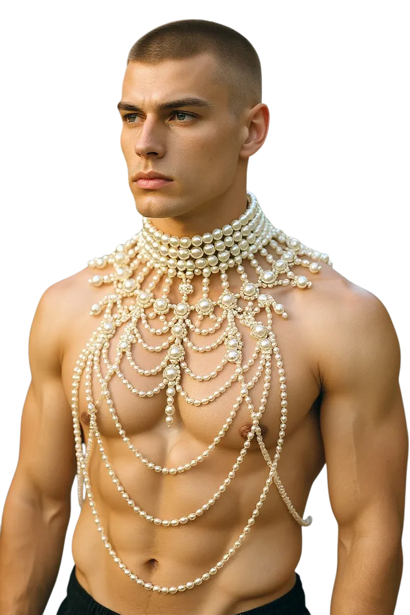 PEARL CHEST NECKLACE