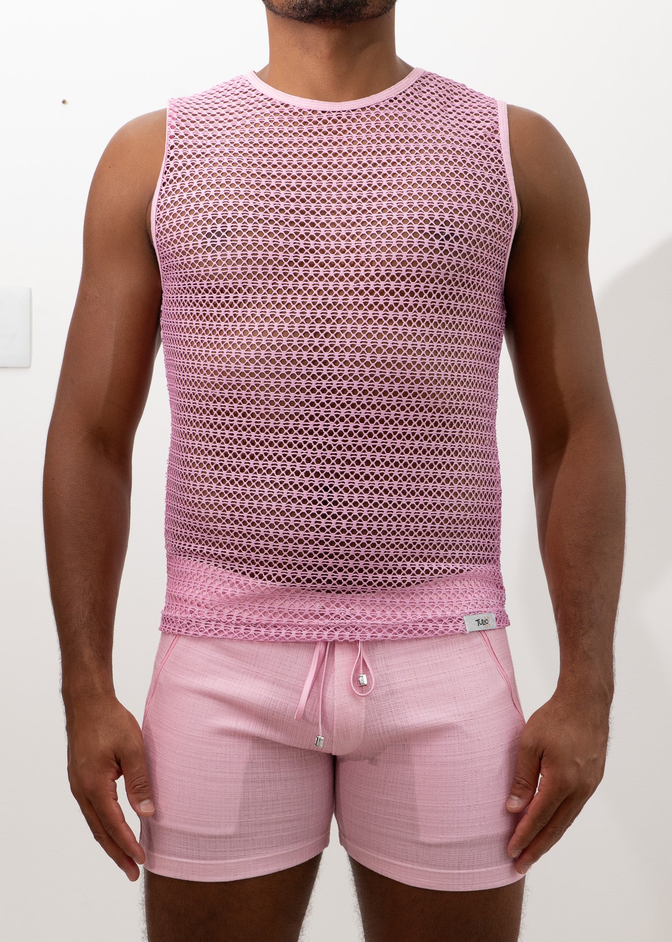 CROCHET MUSCLE TANK TOP