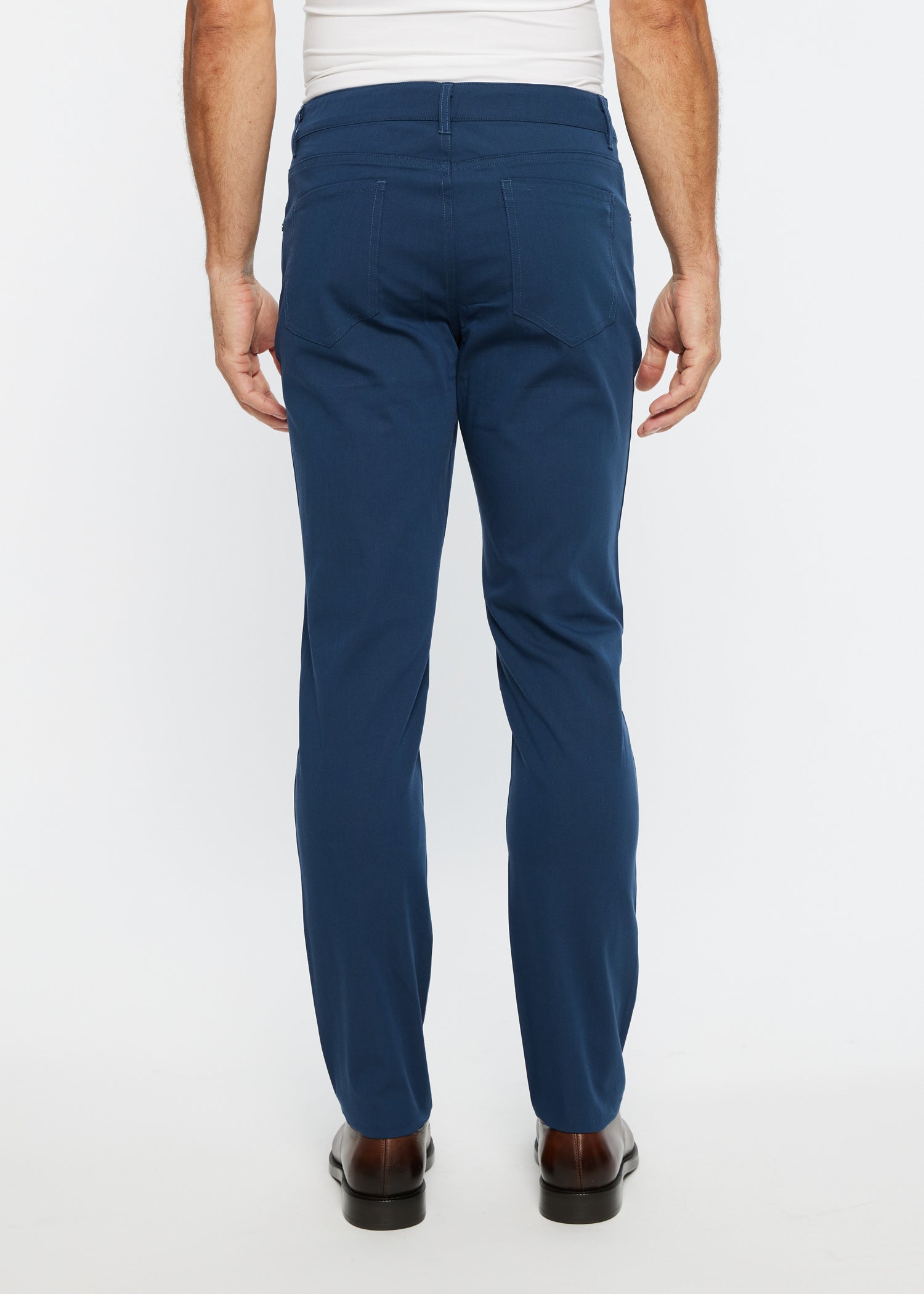 TEXTURED 5 POCKET STRETCH WOVEN JEANS