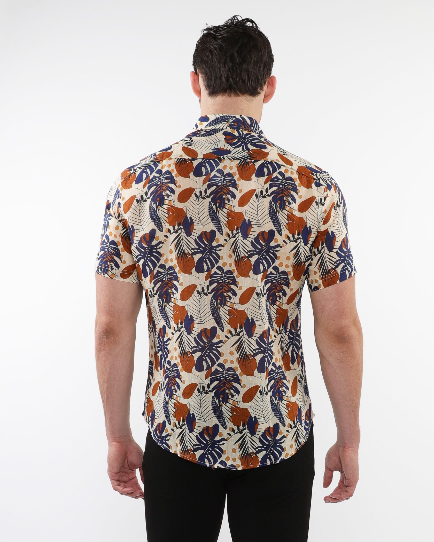 LIGHTWEIGHT LINEN TENCEL S/S SHIRT