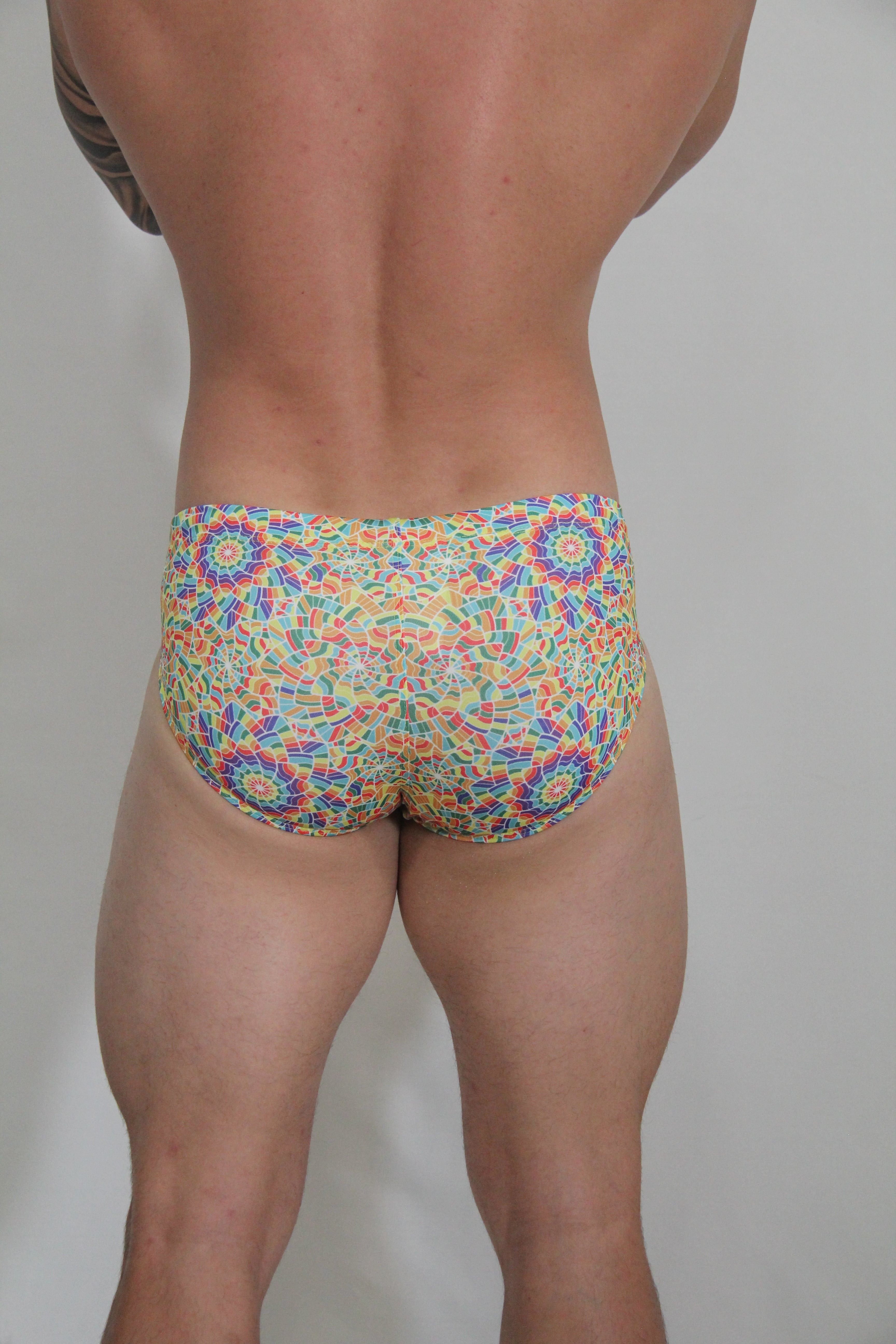 RAINBOW KALEIDOSCOPE SWIM BRIEF