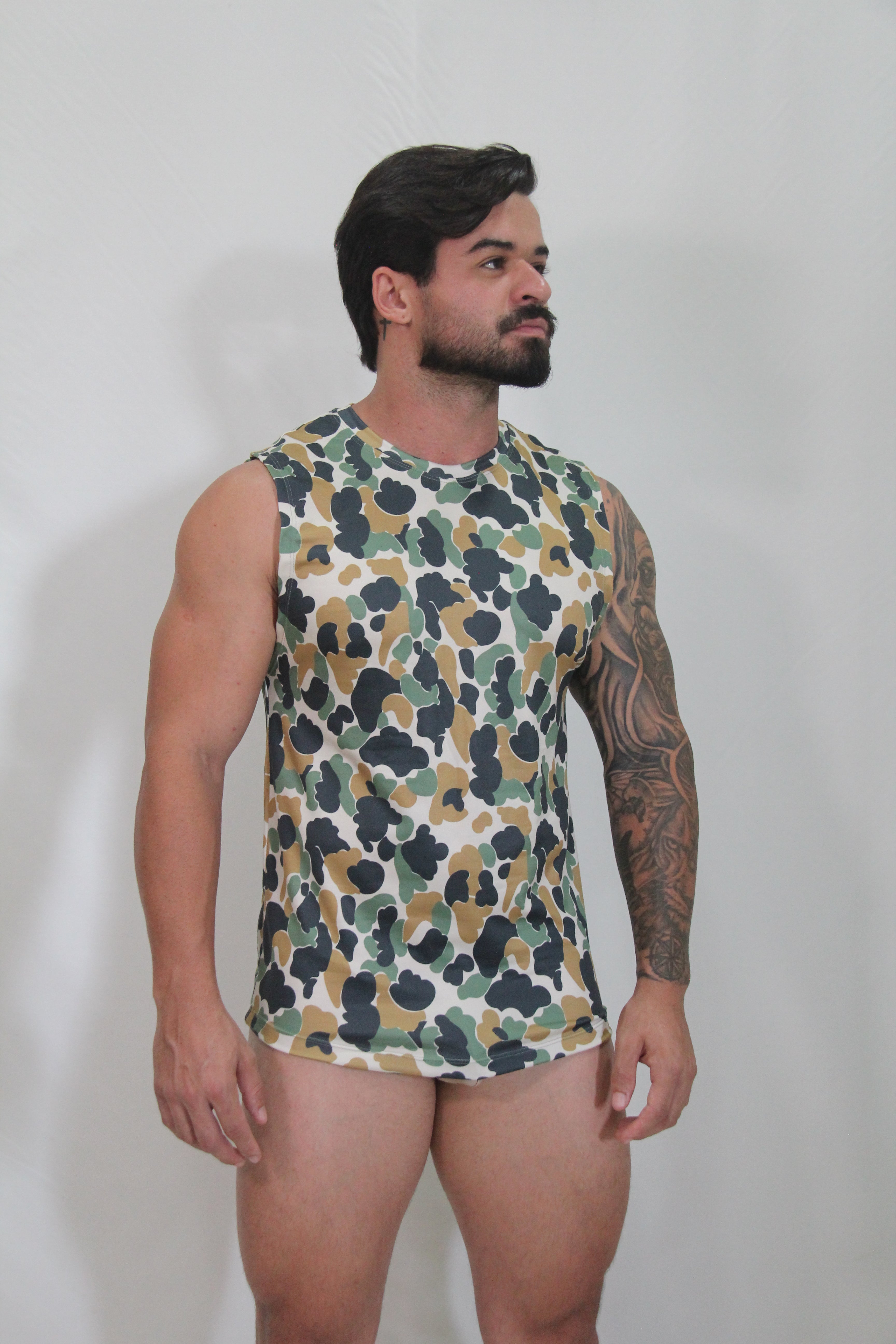 CAMOUFLAGE OPEN ARM TANK