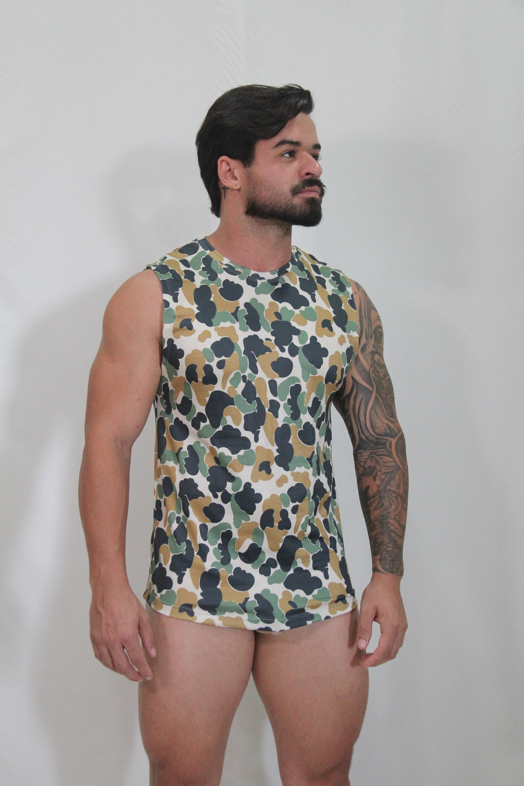 CAMOUFLAGE OPEN ARM TANK