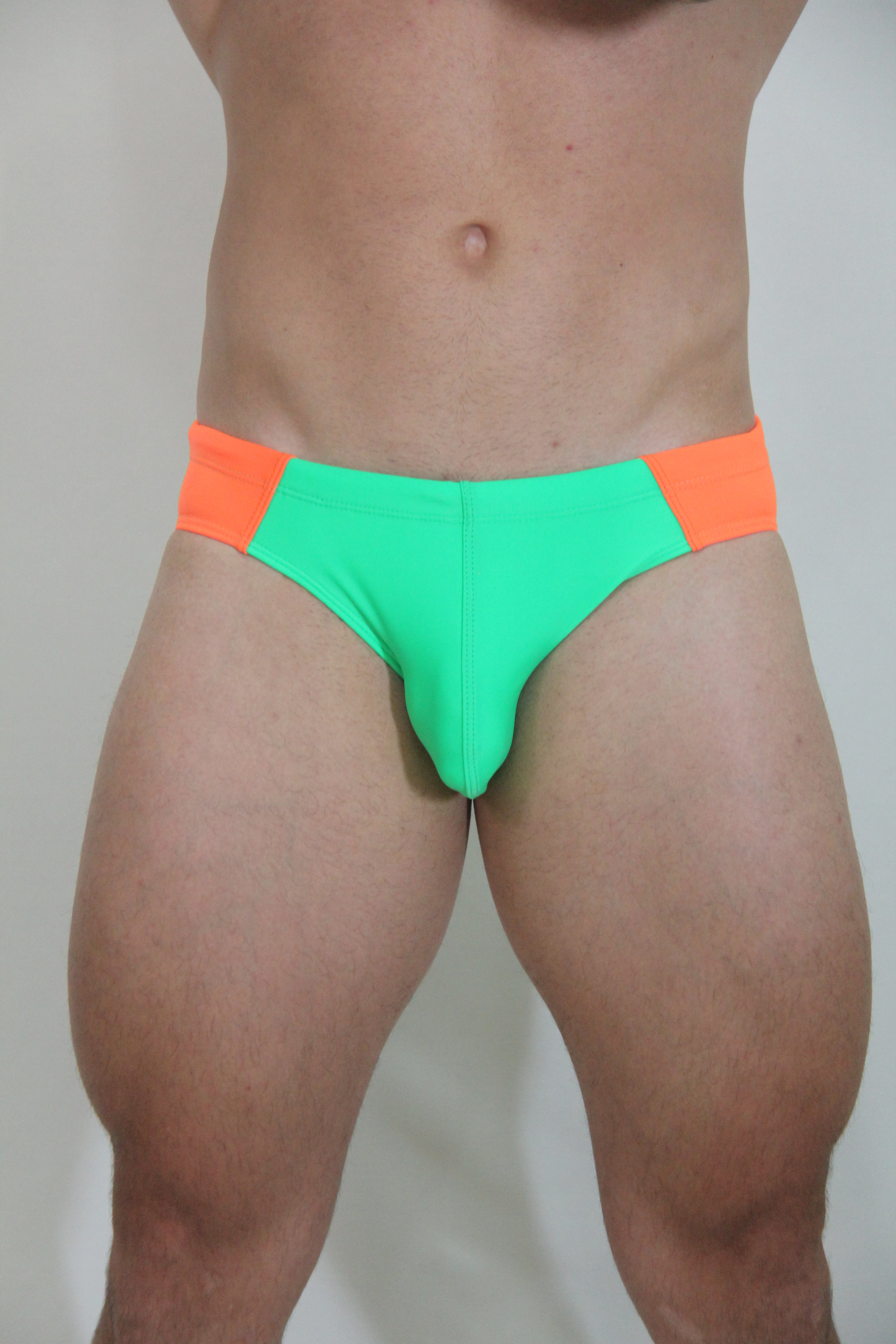 NEON CURVED SWIM BRIEF