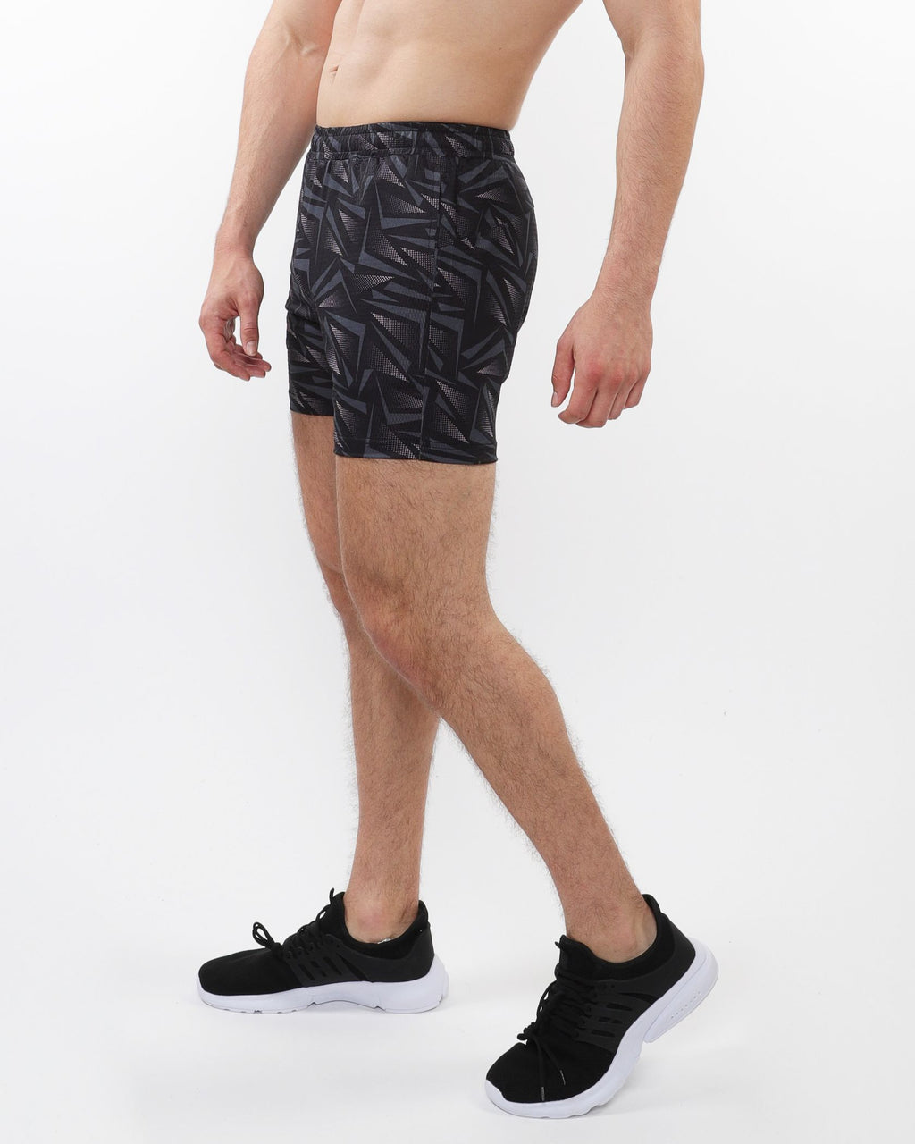 PRINTED MESH STRETCH PERFORMANCE SHORTS