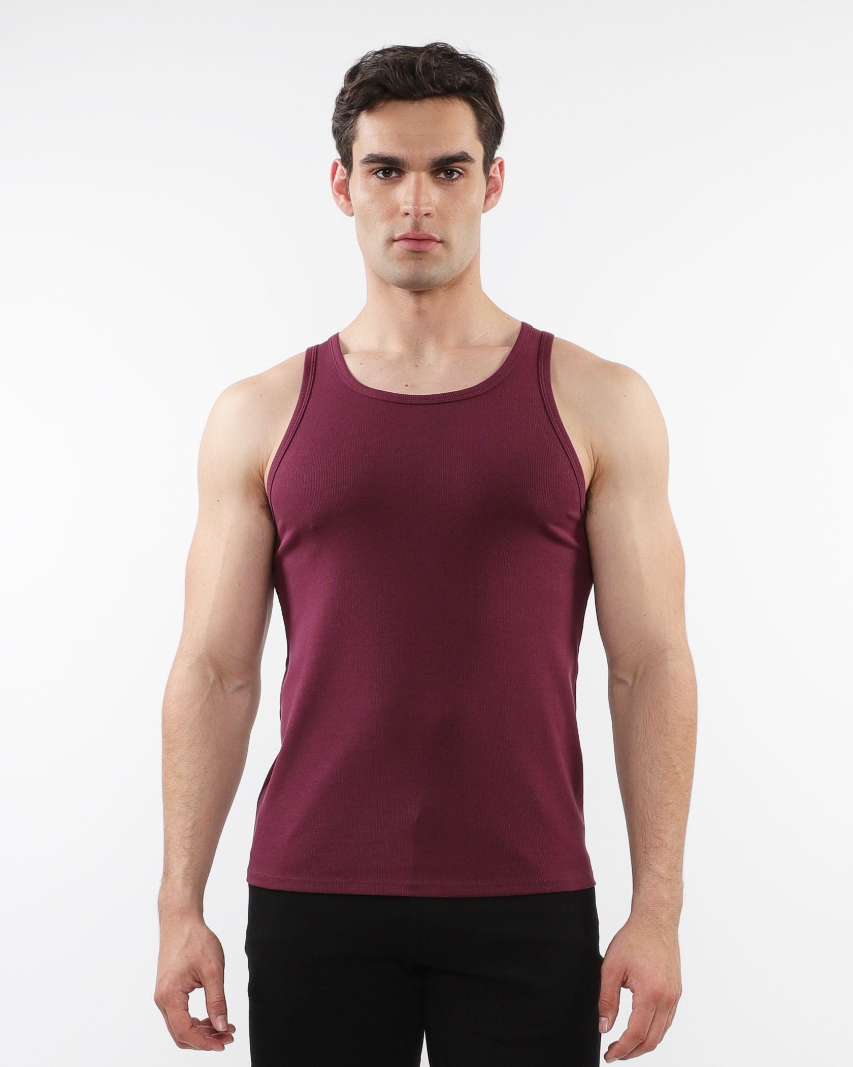 RIB STRETCH TENCEL/COTTON TANK