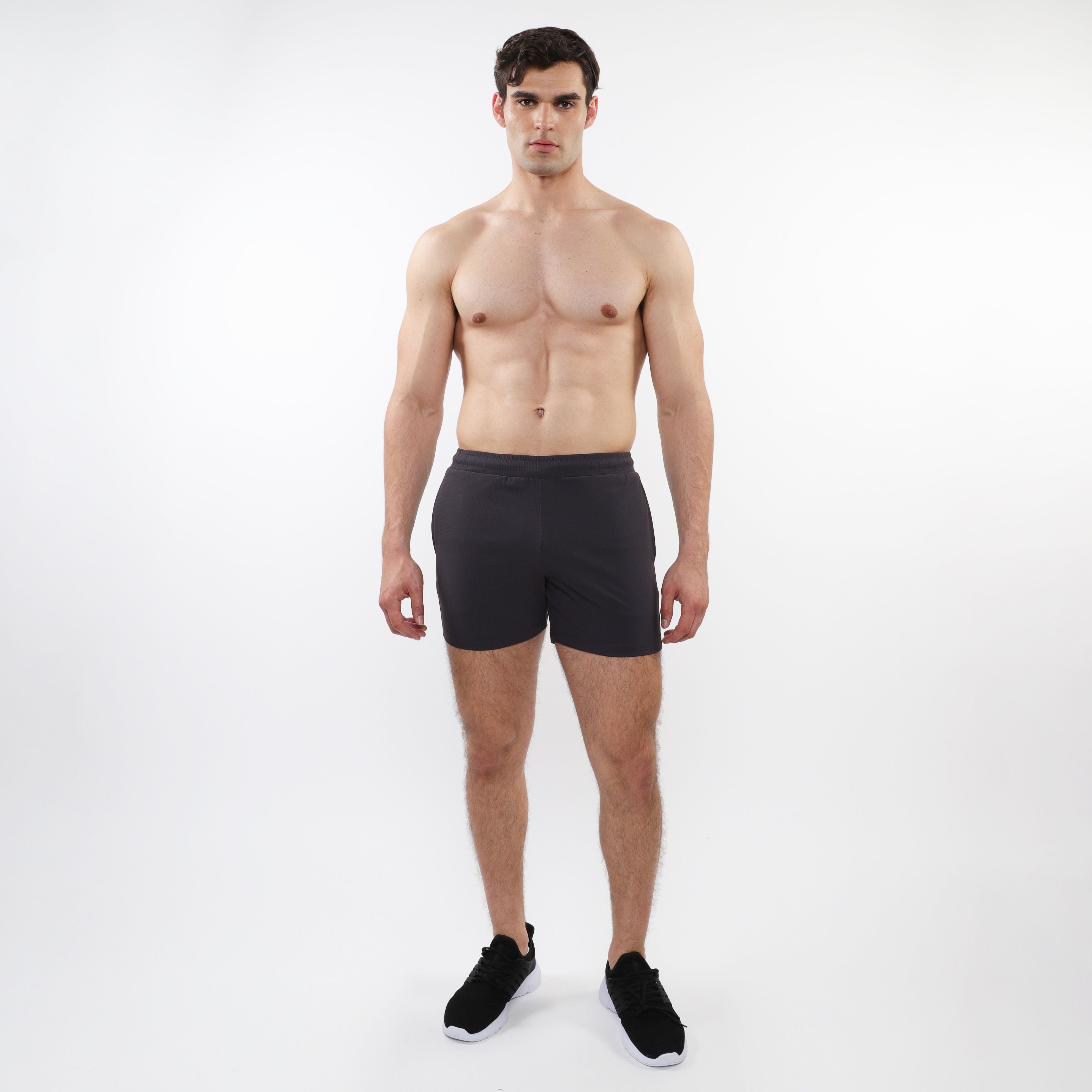 TEXTURED MESH STRETCH PERFORMANCE SHORTS