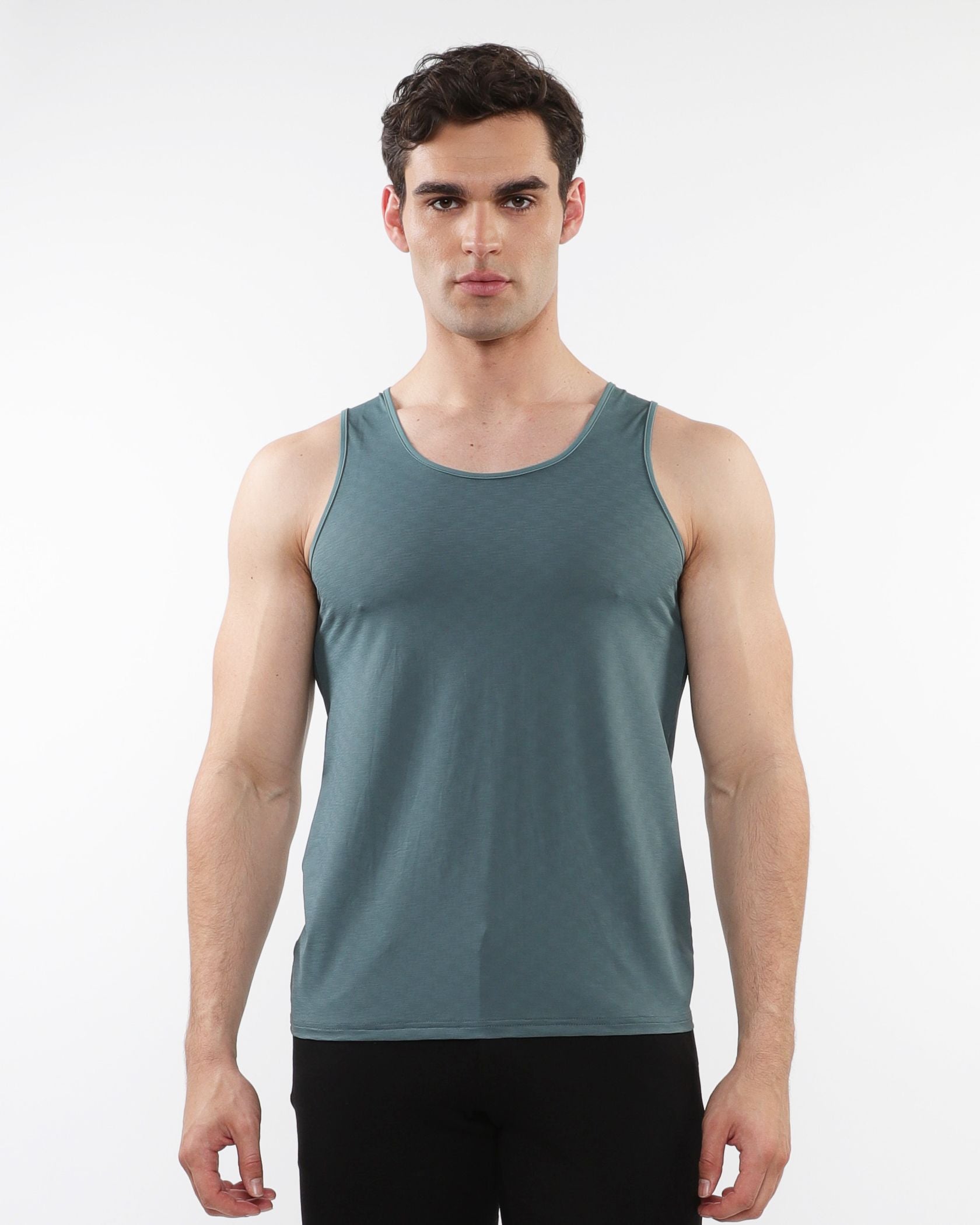 TEXTURED STRETCH MESH PERFORMANCE TANK