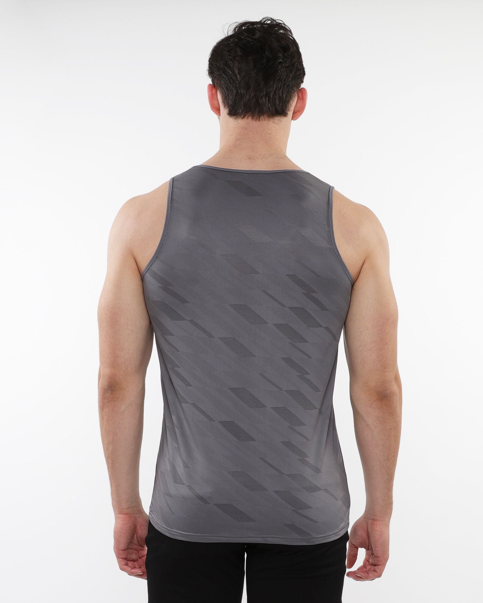 TEXTURED STRETCH MESH PERFORMANCE TANK