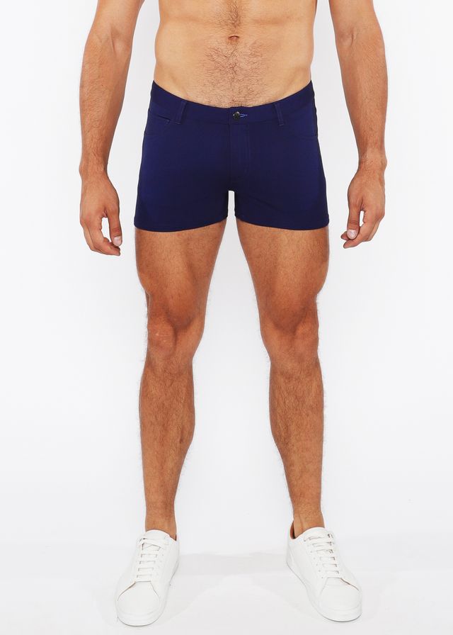 3" STRETCH KNIT DUO TONE SHORT