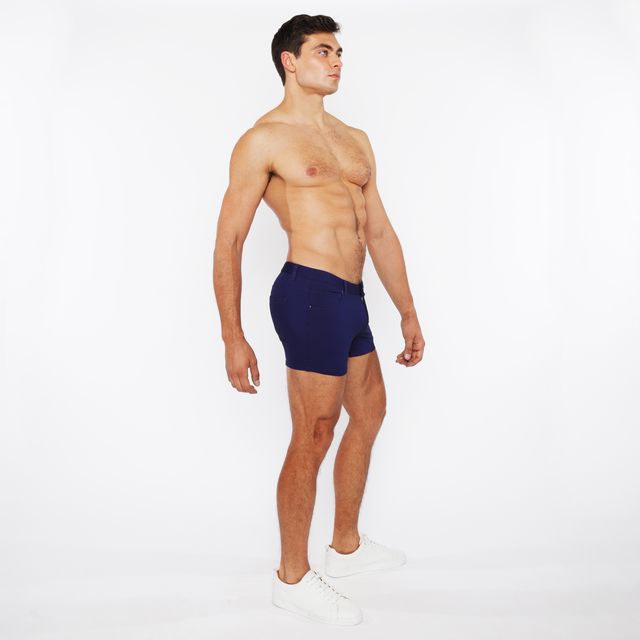 3" STRETCH KNIT DUO TONE SHORT