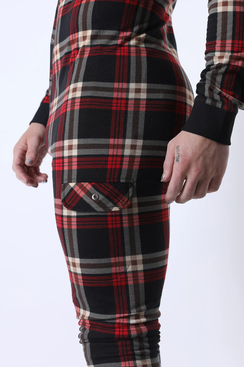 LUMBER JACKED UNION SUIT