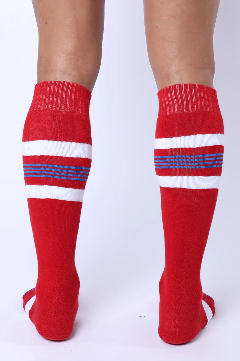 TIGHT END KNEE HIGH SOCKS - 4 COLORS