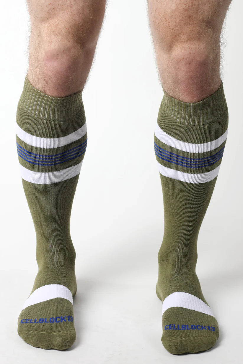 TIGHT END KNEE HIGH SOCKS - 4 COLORS