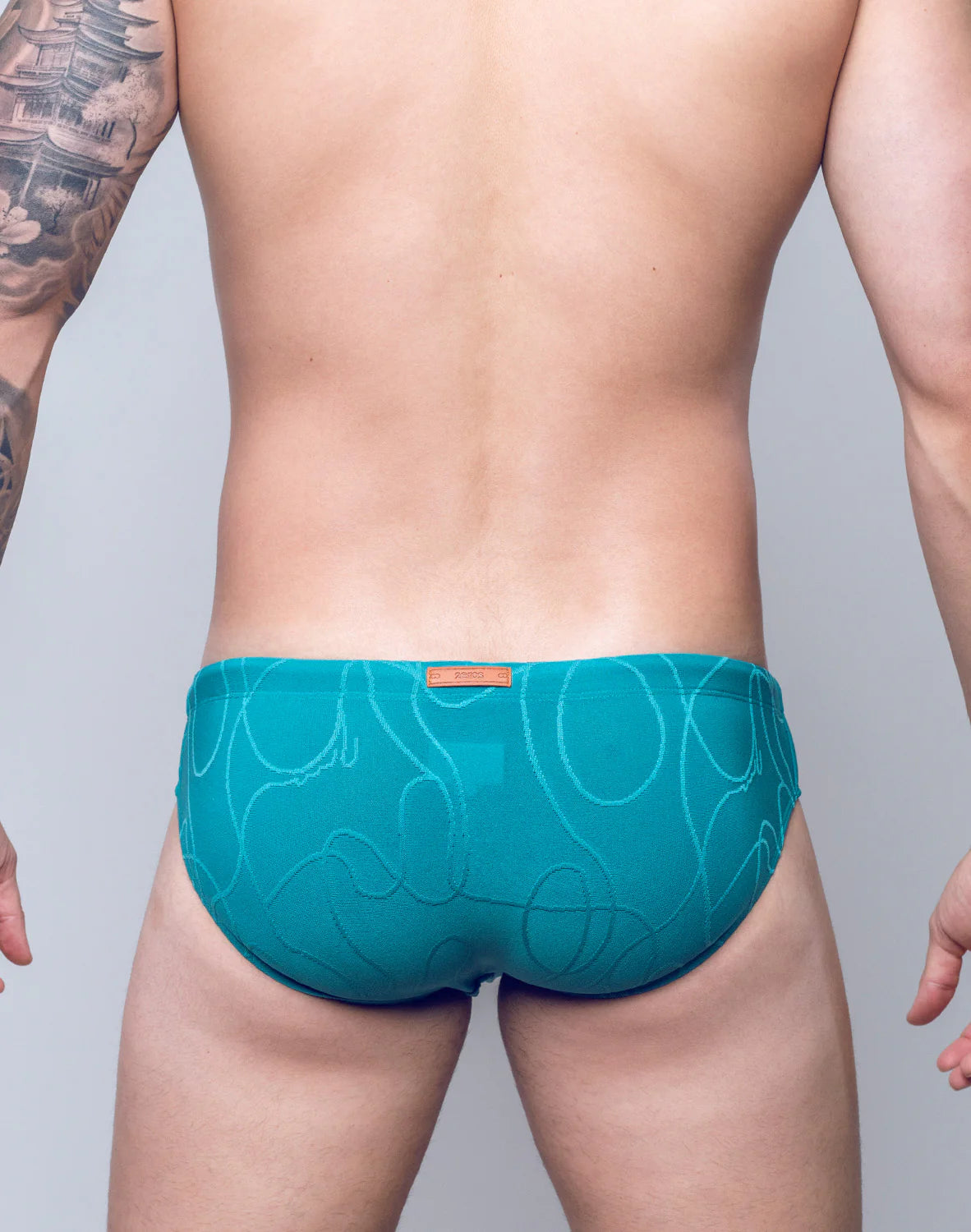 V10 RIPPLE TEXTURED SWIM BRIEF