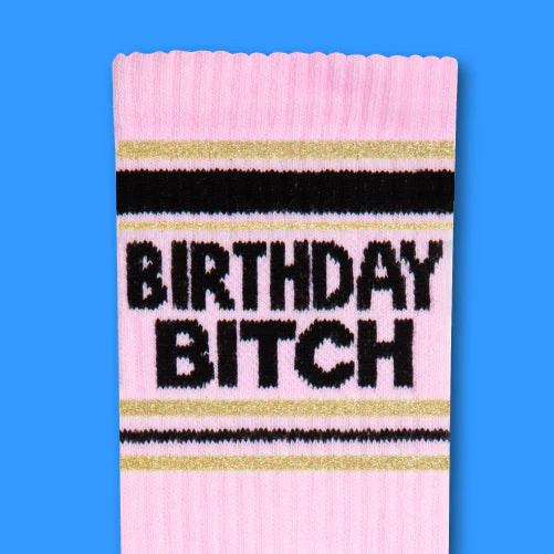 BIRTHDAY BITCH CREW SOCKS