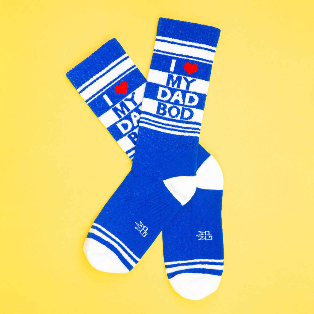 I ❤️ MY DAD BOD CREW SOCKS