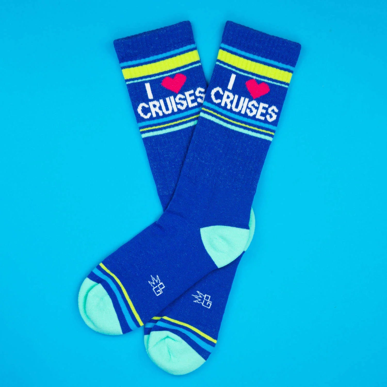 I ❤️ CRUISES CREW SOCKS