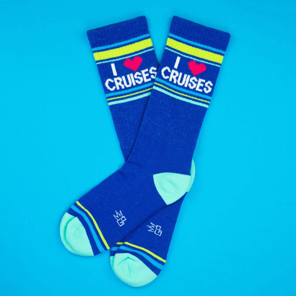 I ❤️ CRUISES CREW SOCKS