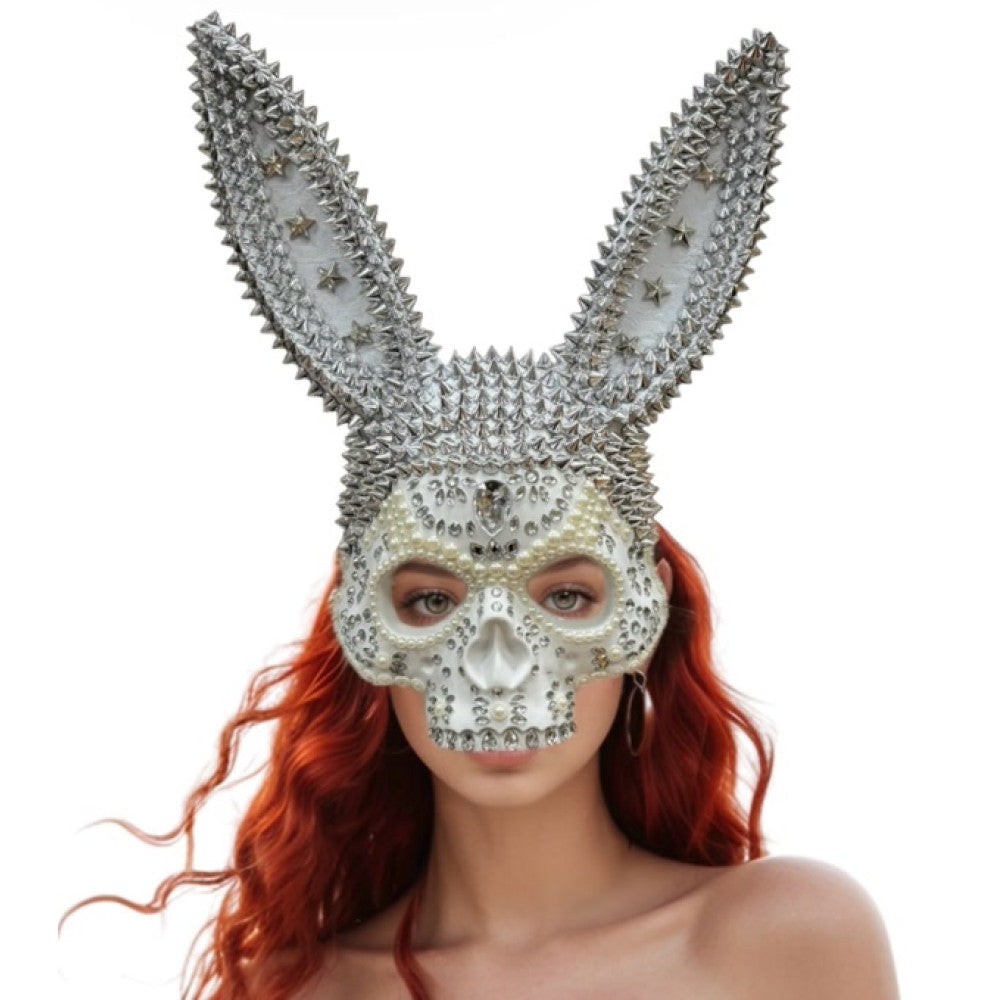SPIKED BUNNY SKULL BUNNY MASK