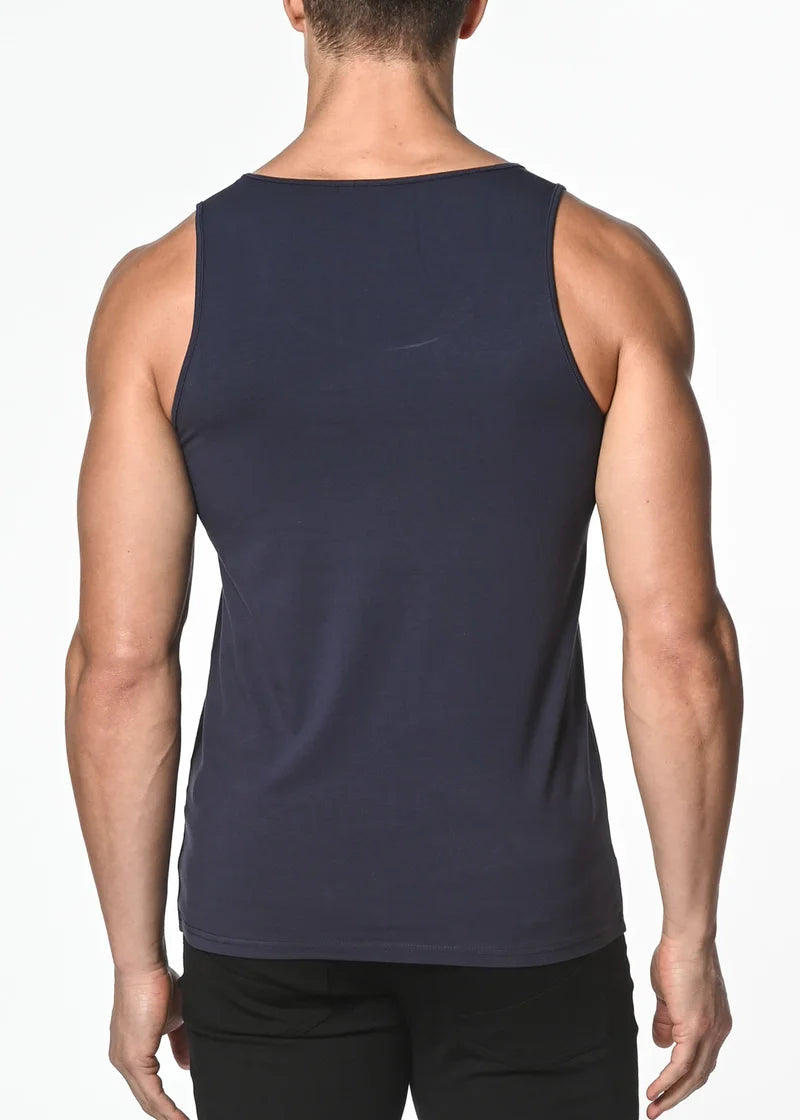 SOLID STRETCH JERSEY TANK