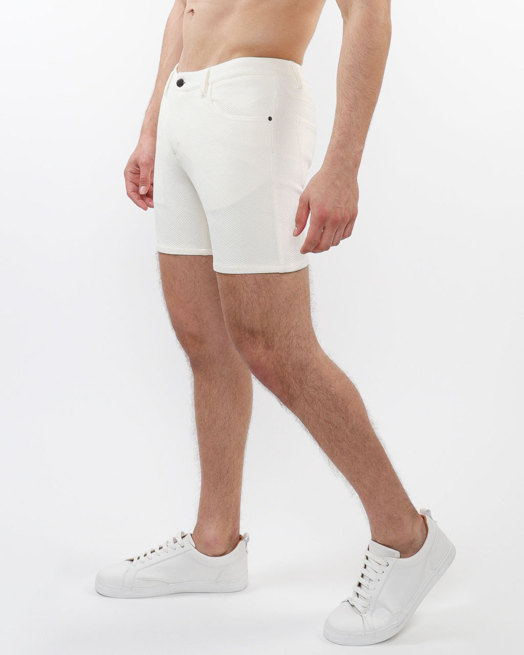 PARQUET JACQUARD STRETCH KNIT SHORT