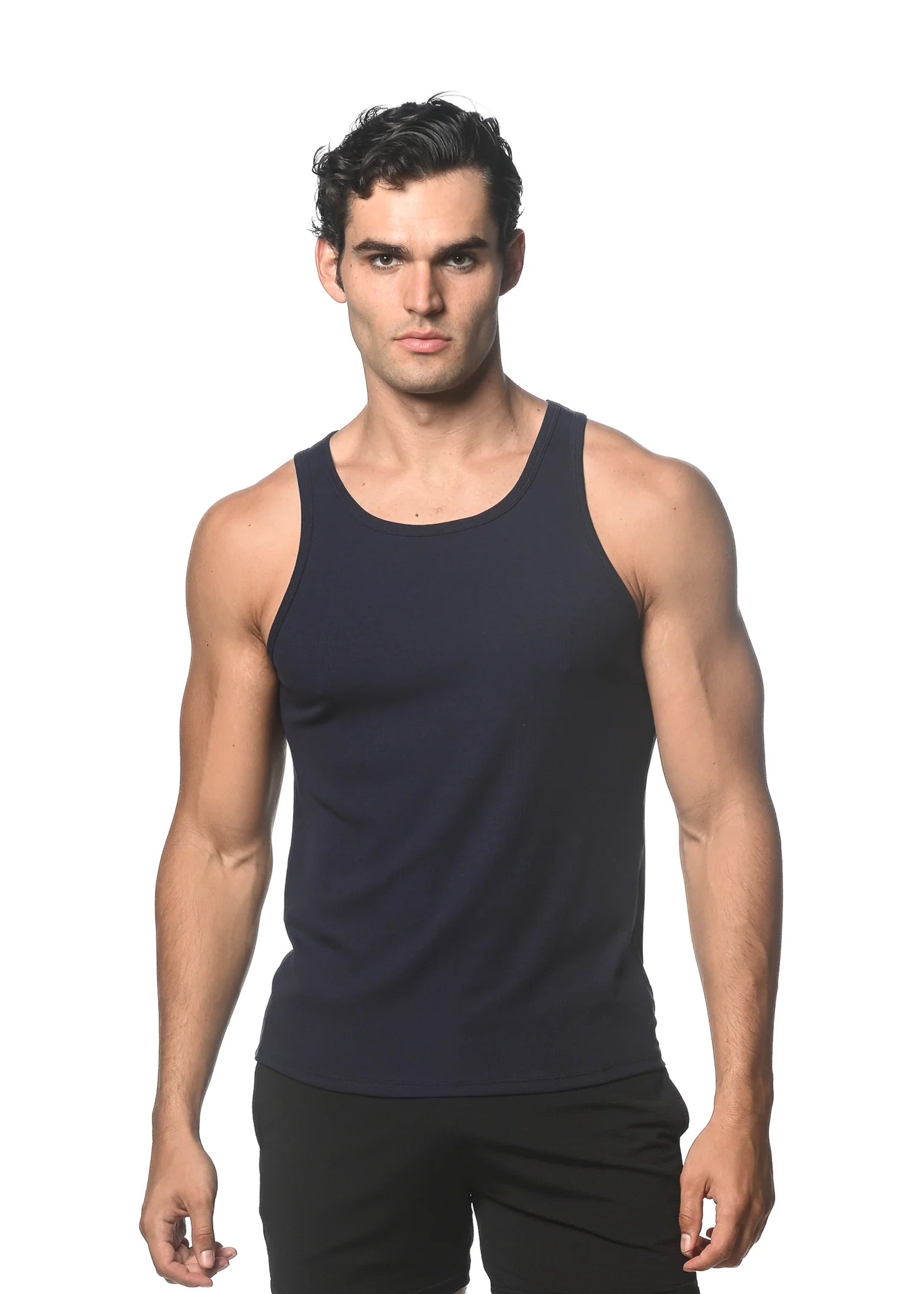 RIB STRETCH TENCEL/COTTON TANK