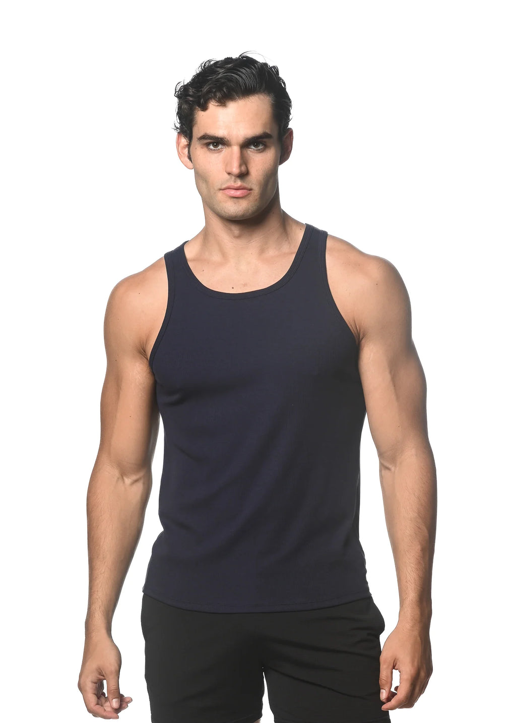 RIB STRETCH TENCEL/COTTON TANK