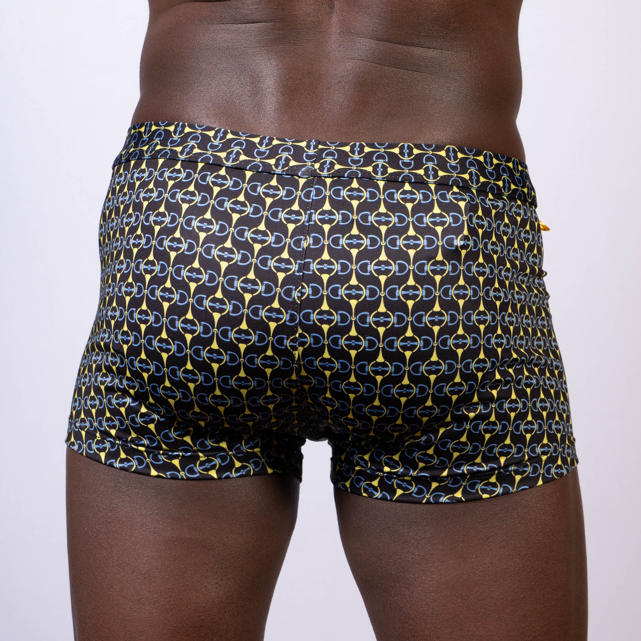DESGNER BUCKLE PRINT SQ CUT TRUNK
