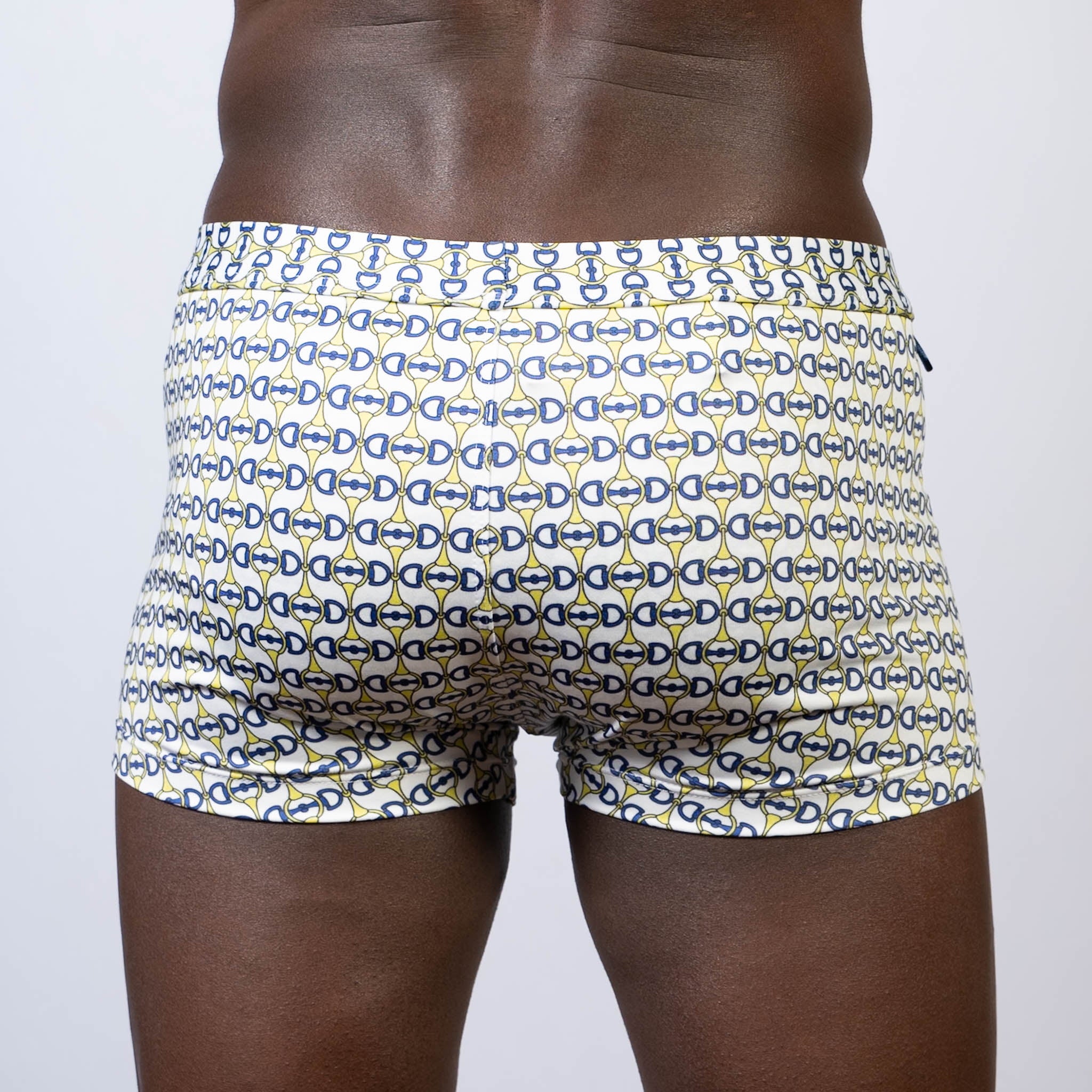 DESGNER BUCKLE PRINT SQ CUT TRUNK