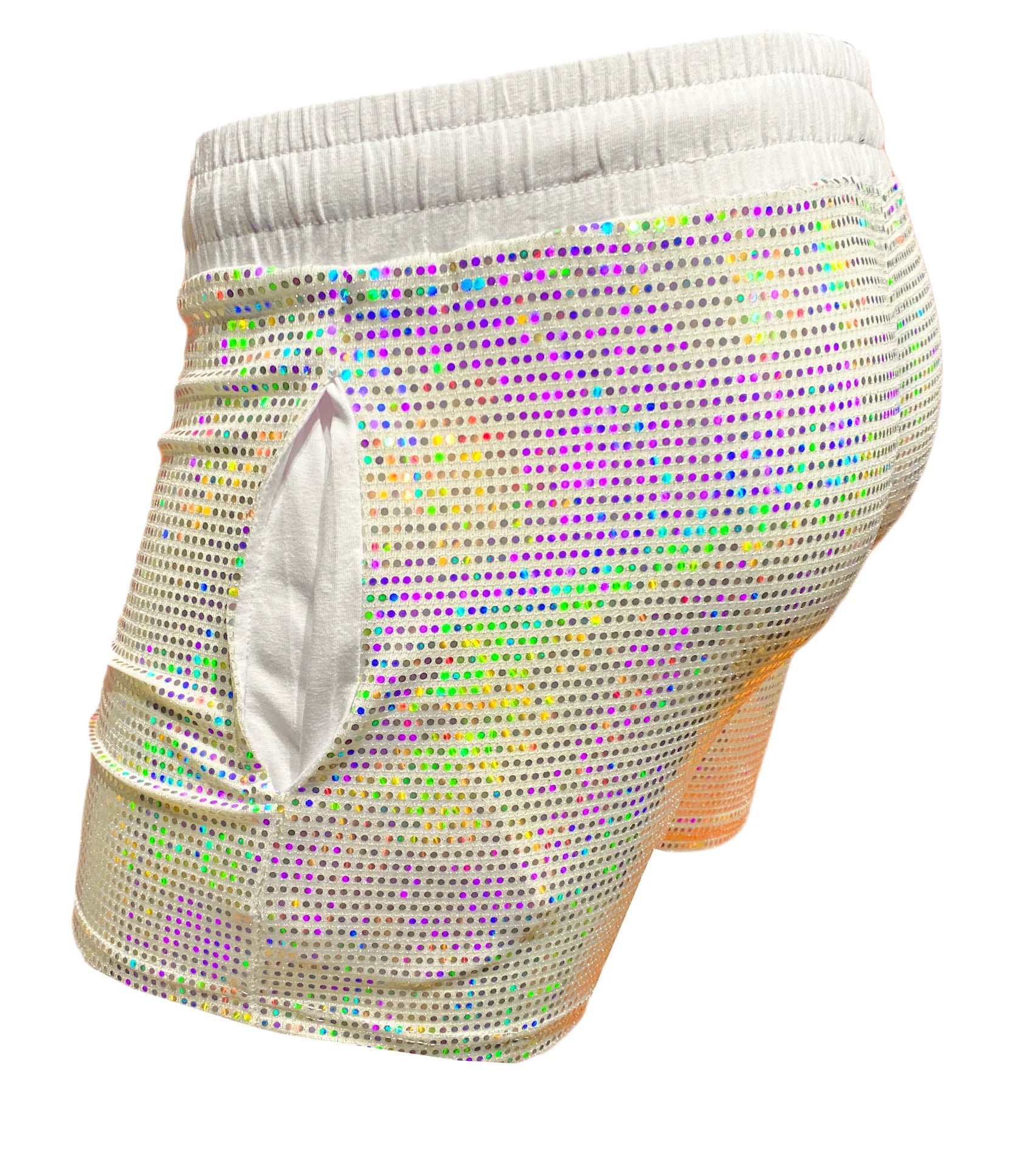 FLAT SEQUIN SHORT