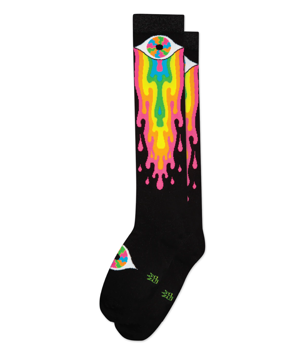 PSYCHEDELIC EYE KNEE HIGH SOCKS