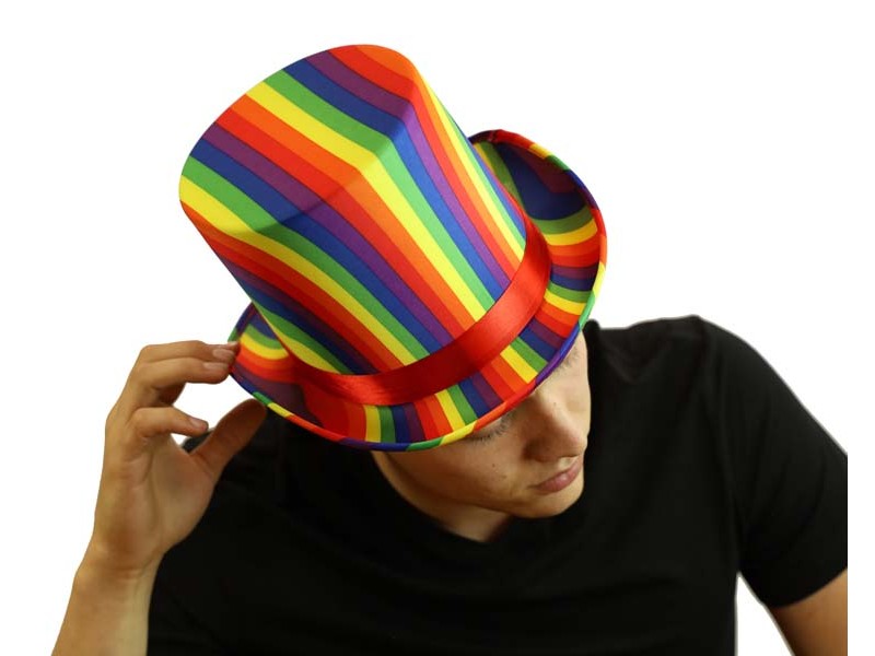 RAINBOW TOP HAT