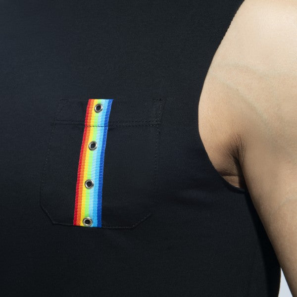 RAINBOW TAPE TANK TOP