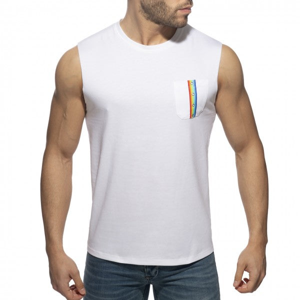 RAINBOW TAPE TANK TOP