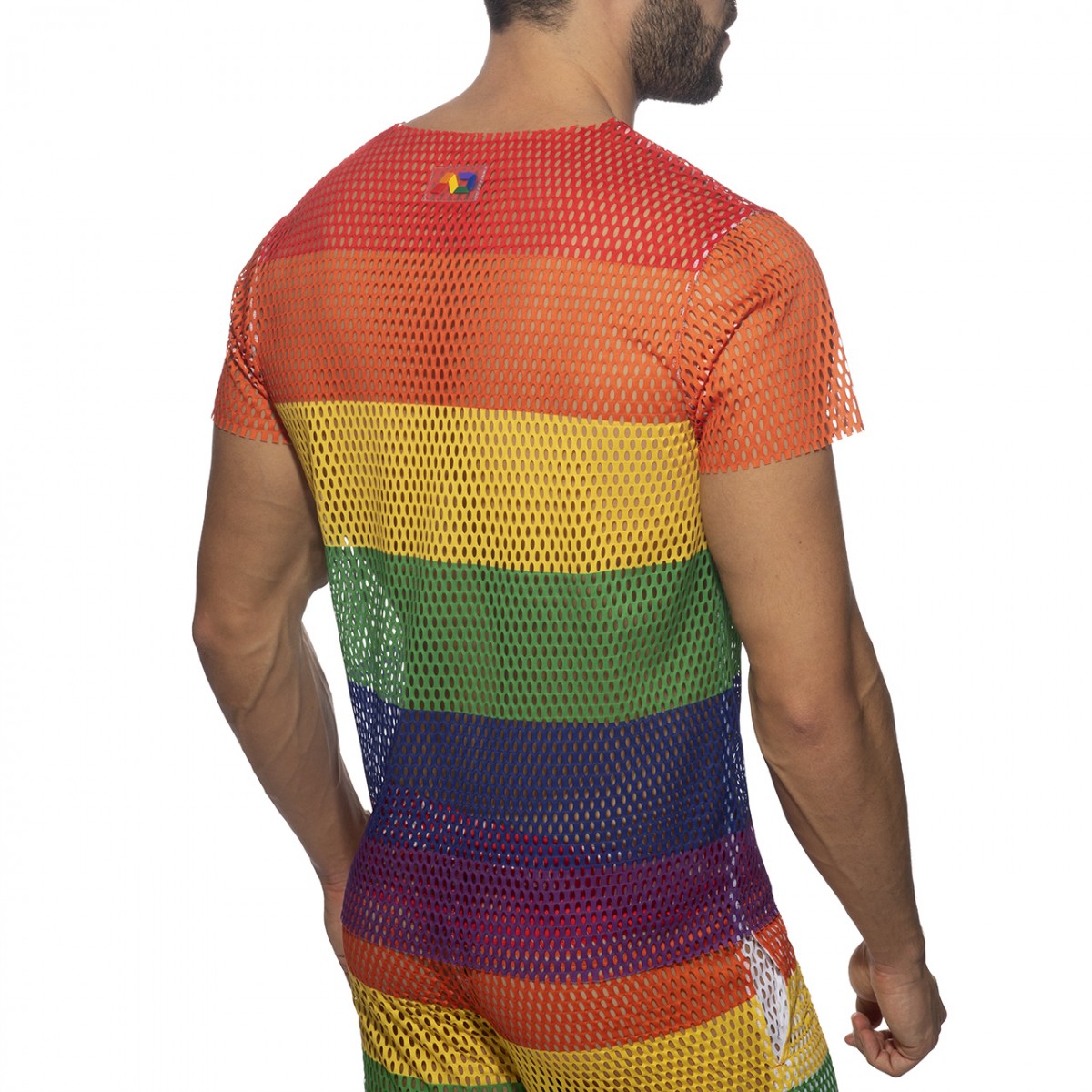 MESH RAINBOW T-SHIRT