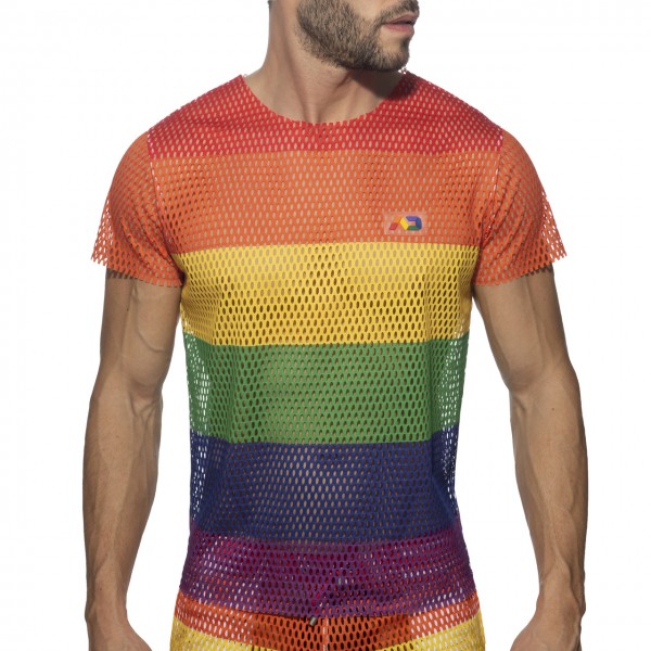 MESH RAINBOW T-SHIRT